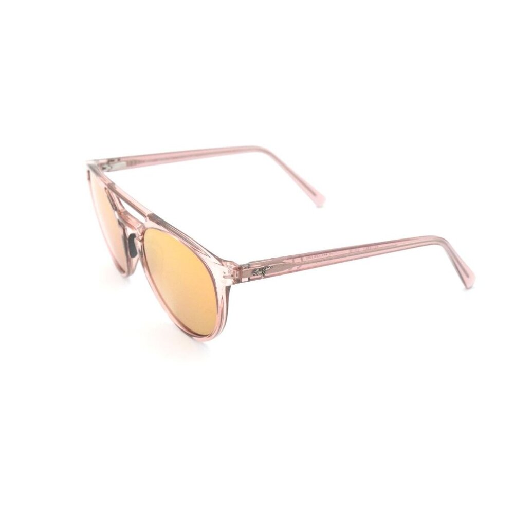 Maui Jim  Ah Dang MJ 781-12C Round Pink Frame MAUI Sunrise Polarized Lens